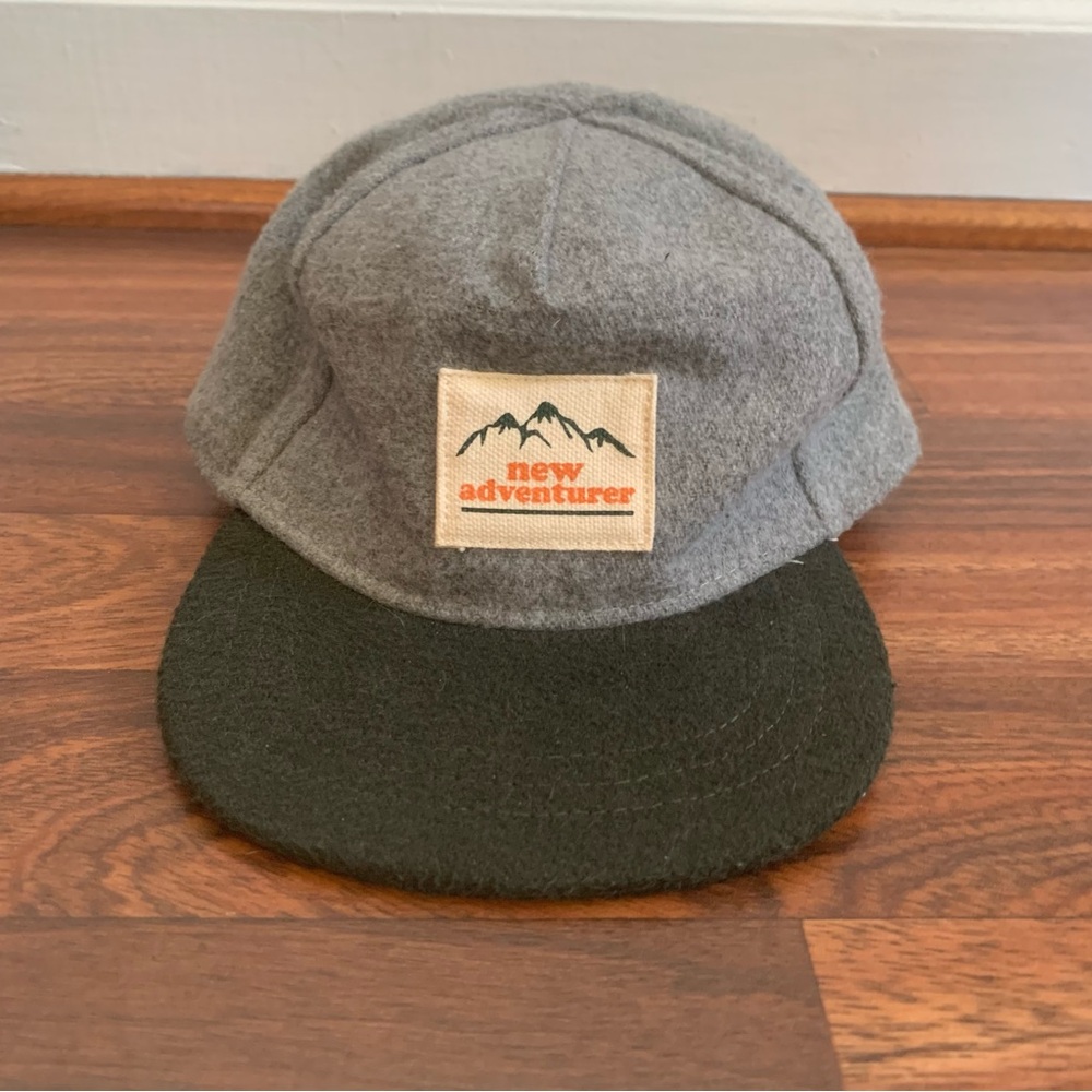 H&M New Adventure Cap Baby Boy 9-12 Months Grey Textured